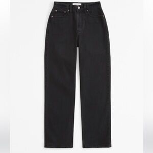 Abercrombie High Rise Vintage Straight Jean size 28 6R